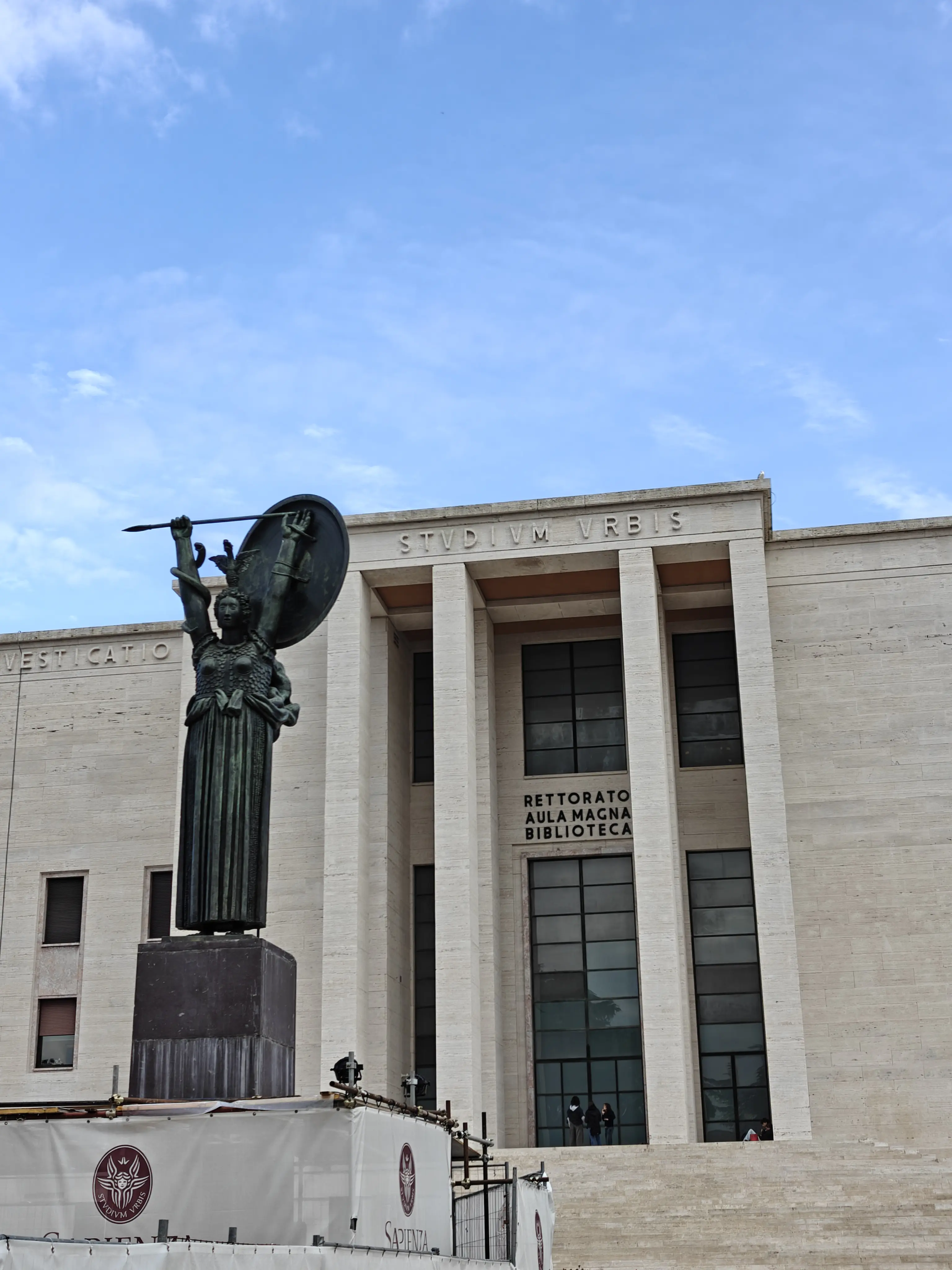 Sapienza University's Minerva statue