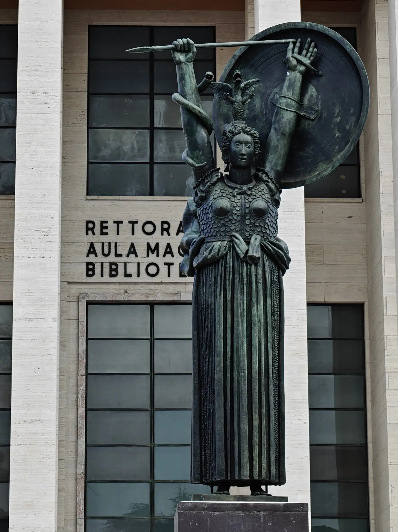 detail of the statue